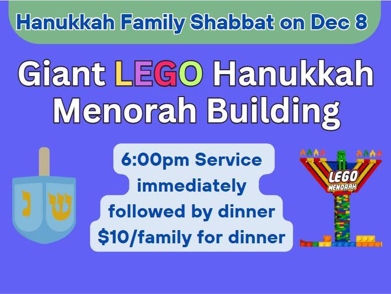 Banner Image for Lego Hanukkah Shabbat Event Dinner