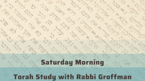 Banner Image for Torah Study with brief morning service