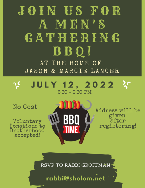 Banner Image for Rabbi's Men's Gathering